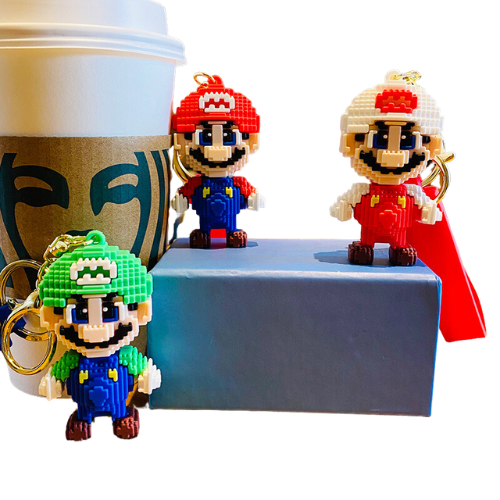 The Super Mario Bros. Movie | Mario Keyring | Red Keychain