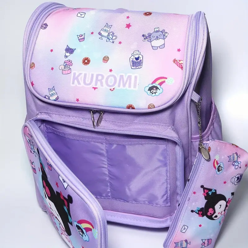Kuromi  back pack + Pencil case