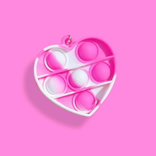 Pink Heart Mini Pop It - Sensory Fidgets