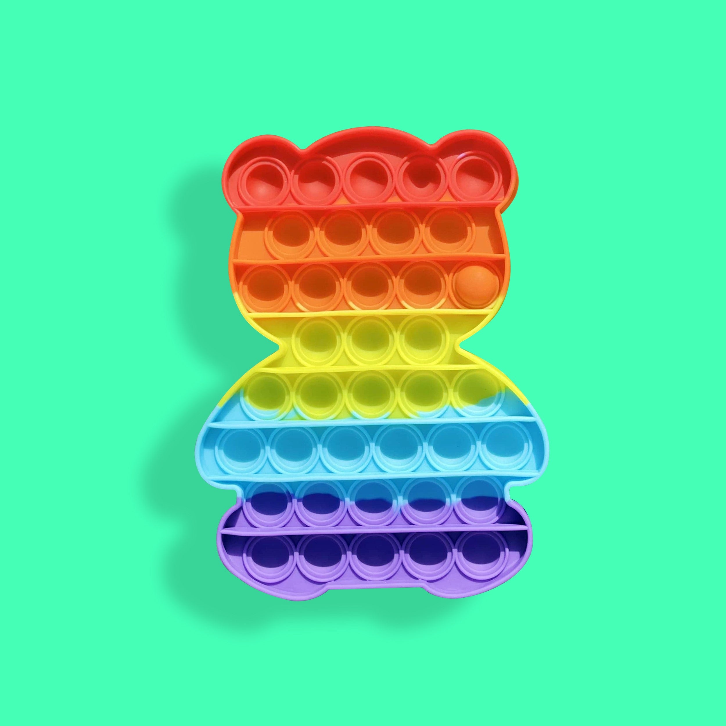 Rainbow Bear Pop It - Sensory Fidgets